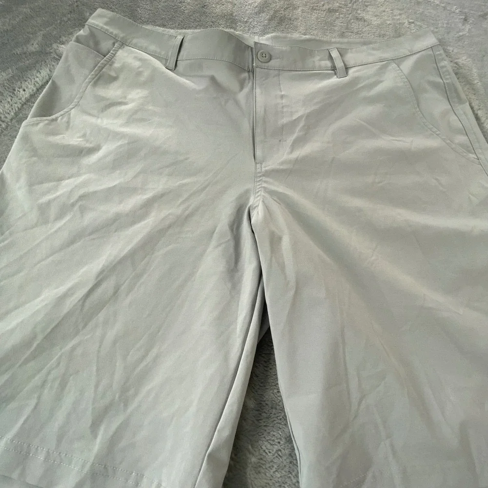 COLUMBIA PFG Fishing Shorts Mens 38‎ Gray Performance Outdoor Utility Summer